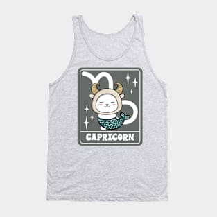 Cute Capricorn Cat Tank Top